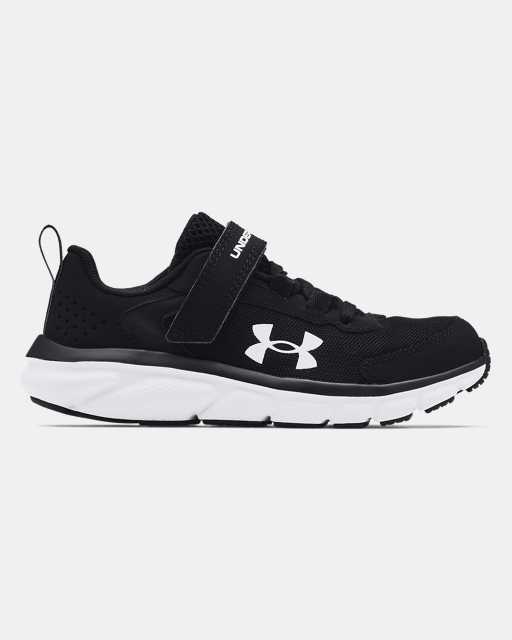 Under Armour Boys Girls Pace RN Junior Running Shoes Trainers Sneakers Grey 
